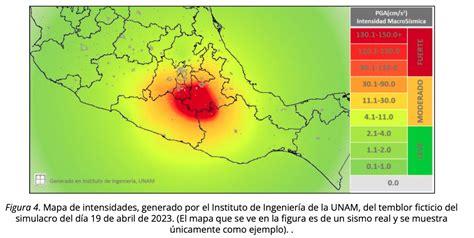 Sismo Hipotético Percibido Fuertemente En Cdmx Y Centro Del País Ssn