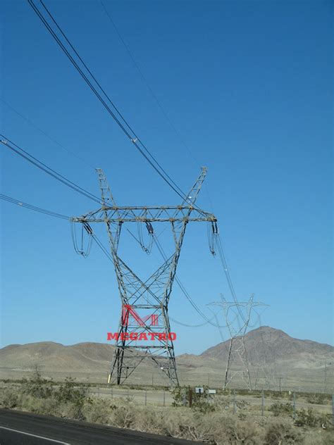 Megatro 500kv Lattice Suspension Tower China Megatro 500kv Zbii