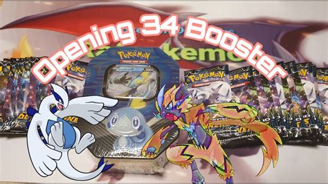 Pokemon Karten Intelleon V Tin Und 30 Booster Echo Des Donners Opening