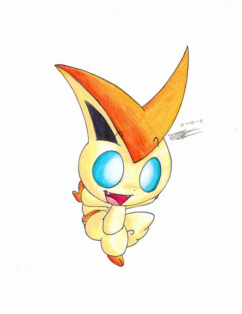 Victini By Piranhartist On Deviantart