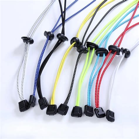 Multi Colored No Tie Bungee Cord Elastic Running Shoelaces Buy