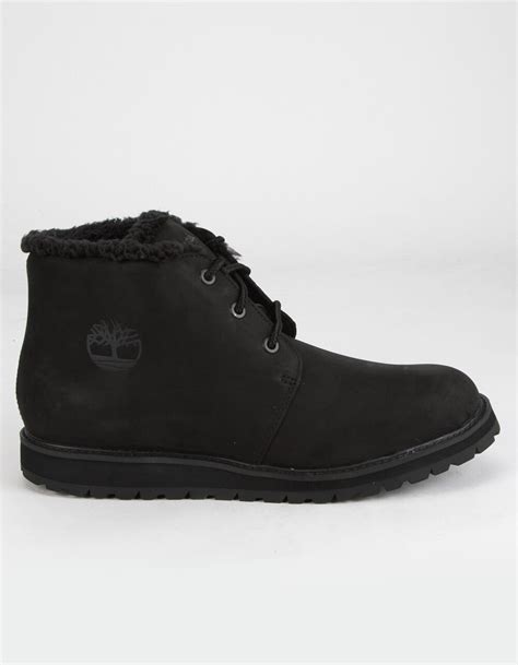 Timberland Richmond Ridge Waterproof Chukka Mens Boots Black Black