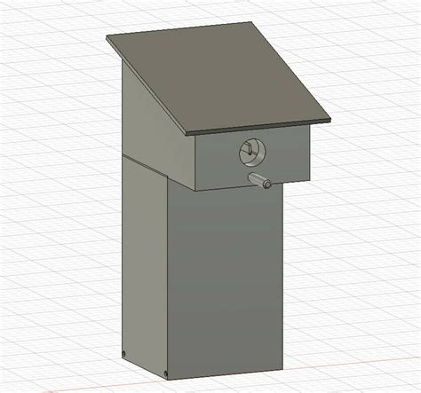 Stl File Chickadee Balcony Nesting Box・3d Printable Model To Download・cults