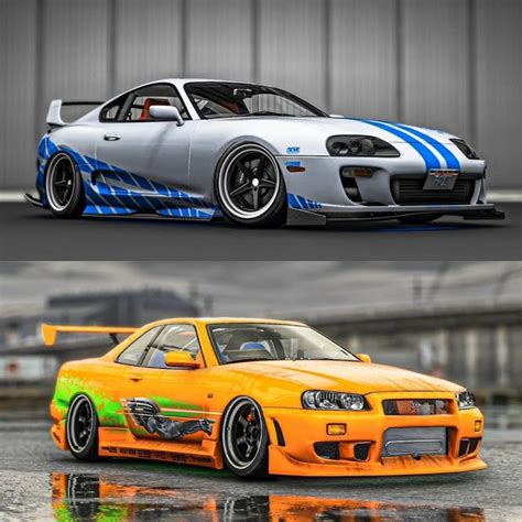 Le Guste Estas Fotos Del Toyota Supra Mk4 Y El Nissan Skyline R34 Clubjapo Clubjapo