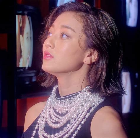 TWICE JIHYO Feeling Special Pearl Earrings Choker Necklace