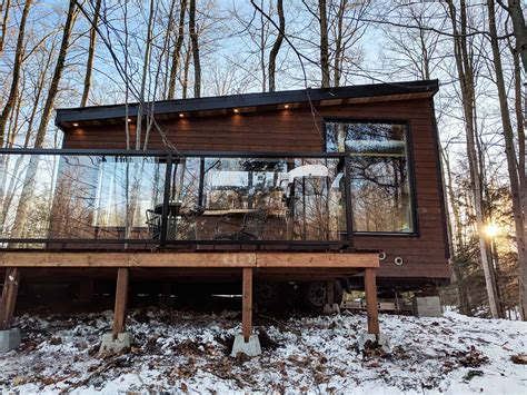 Modern Minimalist Tiny Cabin Vacation The Dashi Cabin From Cabinscape