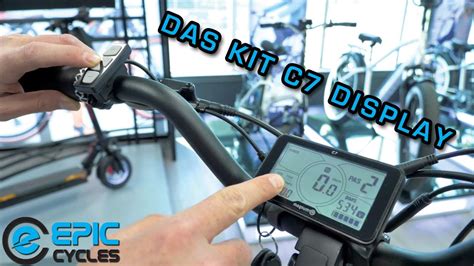 Das Kit C7 Display Electric Bike Display Epic Cycles YouTube