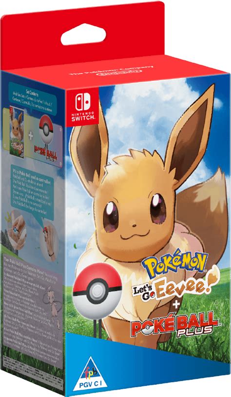 Download Hd Pokemon Lets Go Eevee Pokeball Transparent Png Image