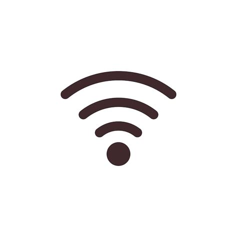 Icône Wifi Bon Symbole De Transmission Du Signal Wifi Avec Des Ondes De