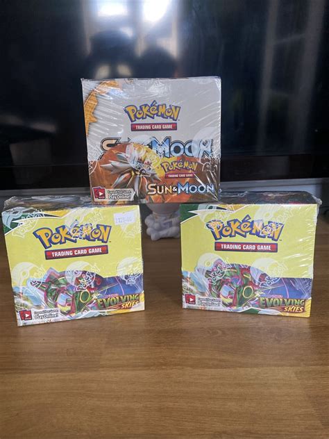 Pokemon Tcg Swsh Evolving Skies Factory Sealed Booster Box Packs