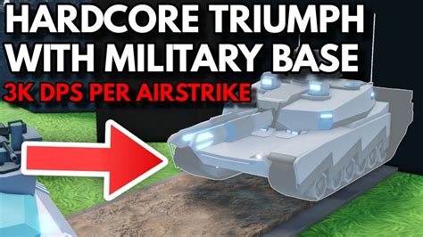 HARDCORE TRIUMPH WITH REWORKED MILITARY BASE ROBLOX Tower Defense