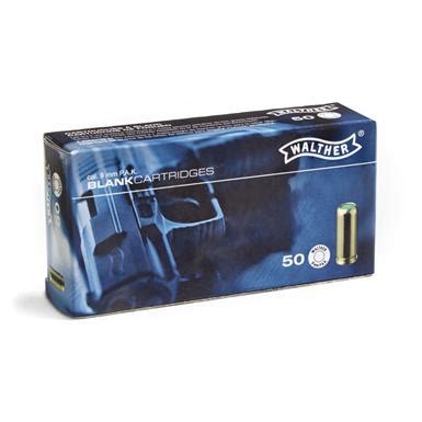 50 rounds 9mm P.A.K. Blank Gun Ammo - 100142, 9mm Ammo at Sportsman's Guide