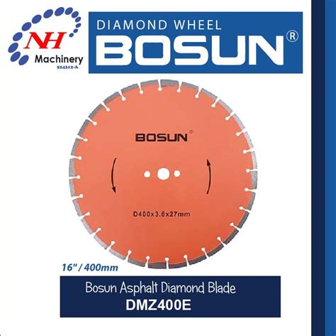 BOSUN ASPHALT DIAMOND BLADE 16 DMZ400E Ngee Hin Machinery