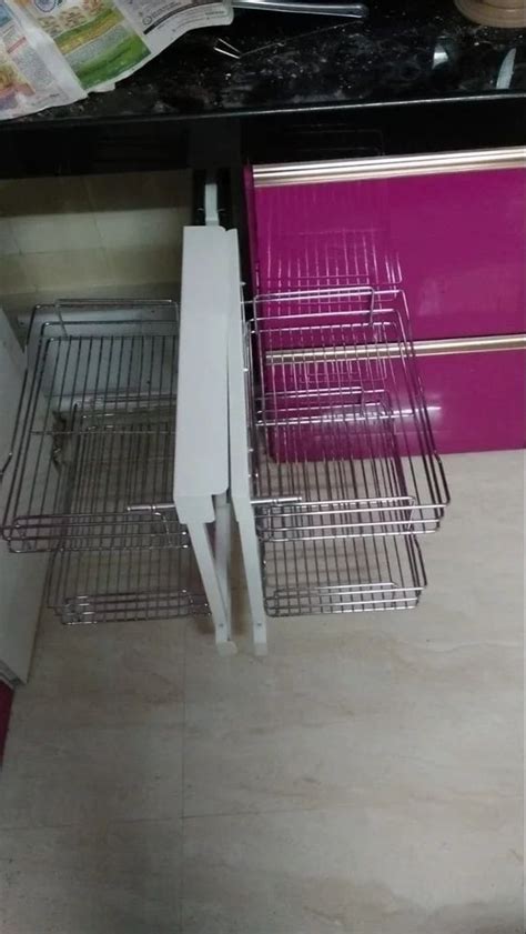 SS304 Rectangular Stainless Steel Kitchen Basket At Rs 9500 In Thane