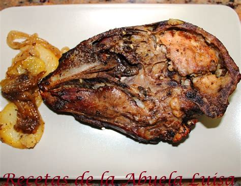 Cabeza De Cordero Al Horno Recetas De La Abuela Luisa