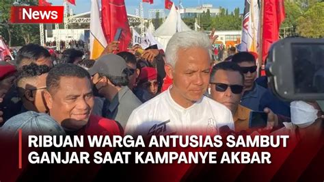 Capres Ganjar Pranowo Hadiri Hajatan Rakyat Di Ambon Maluku Youtube