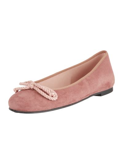 Pretty Ballerinas Ballerinas Aus Veloursleder Rosa Online Kaufen