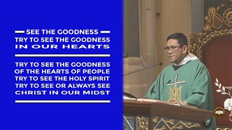 Timeless Wisdom Homily See The Goodness Fri 27th Wk In Ord Time