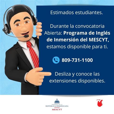 Convocatoria Del Programa De Ingl S De Inmersi N Mescyt