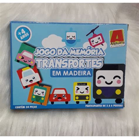 Jogo Da Mem Ria Transportes P S Infantil Shopee Brasil