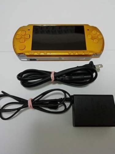 Sony Psp Playstation Portable Bright Yellow Psp By Cable Console