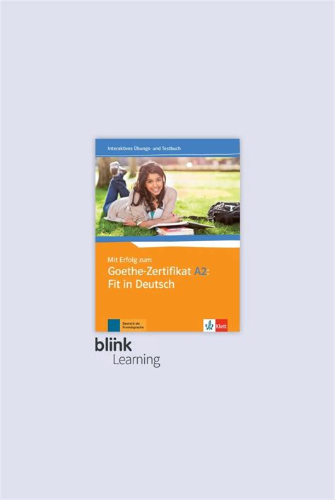 Mit Erfolg Zum Goethe Zertifikat A2 Fit In Deutsch Digitale Ausgabe