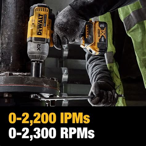 Dewalt Xr 20 Volt Max Variable Brushless 1 2 In Drive Cordless Impact