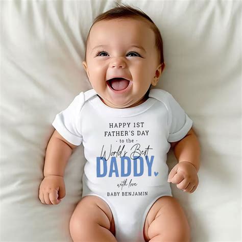 Worlds Best Daddy 1st Fathers Day Bodysuit