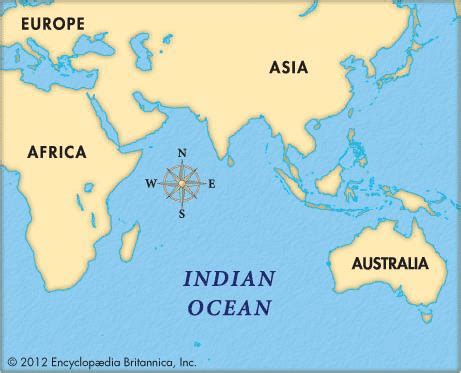 Showing A Map Of The Indian Ocean Fig 5 Showing The Geography Of The