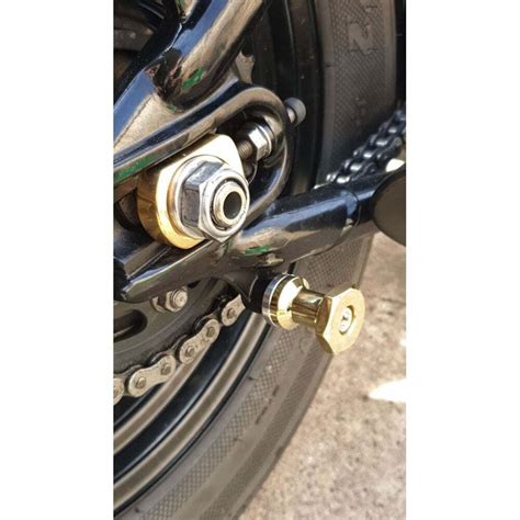 Brass Paddock Stand Bobbins For The Bobber And Speedmaster 1200