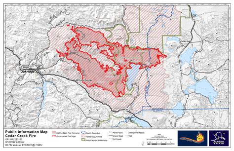 Cedar Creek Fire Update Monday September 12 2022 • Highway 58 Herald