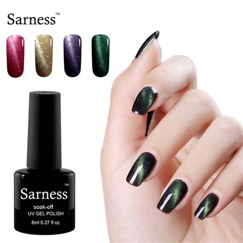 Sarness Manicure Gel Olho De Gato Unha Polon S Embeber Off Gel Uv Arte