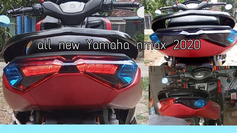 Skotlet Stoplam Yamaha Nmax 2020 Modif Lampu Smoke Belakang All New