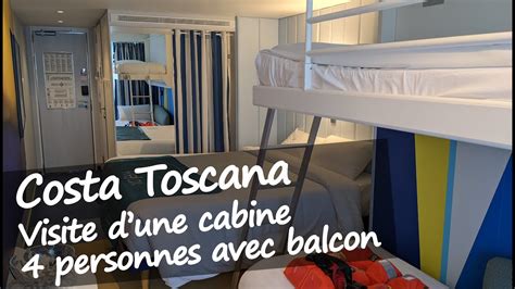 Costa Toscana Une Cabine Personnes Avec Balcon Comme Si Vous Y