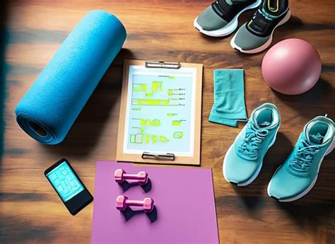 Premium Photo A Space For Virtual Workout Sessions Gym Interior