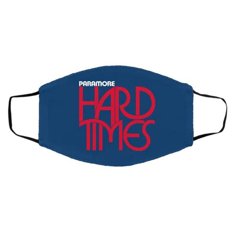 Paramore Merch Hard Times Mask - Spoias