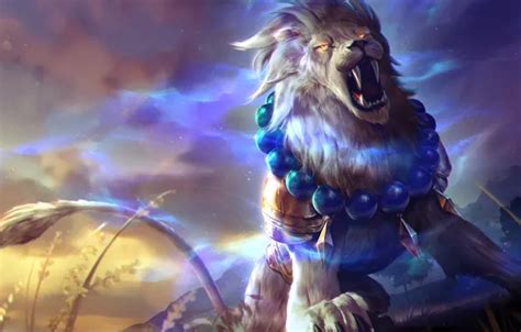 Wallpaper Leo Art Heroes Of Newerth Moba Gemini Lion Of Sol For