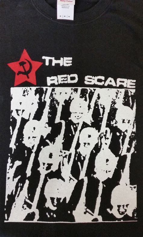 The Red Scare T Shirt Hardcore Punk Screamo Band Etsy