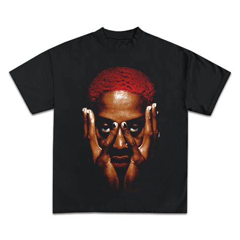 DENNIS RODMAN T SHIRT Rare Homage Vintage Rap Tee Hip Hop Inspire