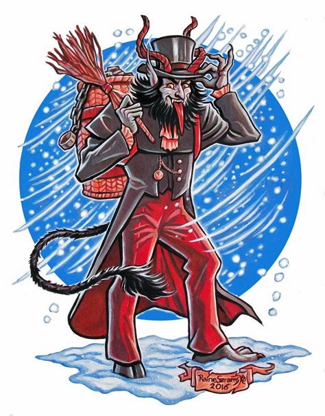 Krampus Version 2 By Rainesz On Deviantart Krampus Creepy Christmas