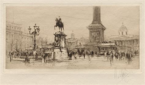 Trafalgar Square By William Walcot Artvee