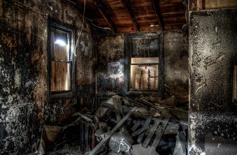 The Inside Of A Burned House 4705x3091 Oc House Illustration