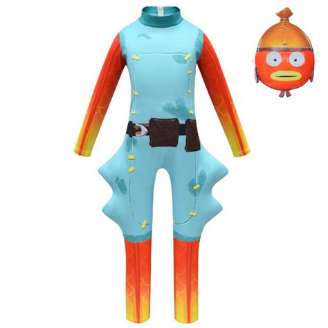 Kids Fortnite Fishstick Costume - Fishstick Cosplay | Costume Party World