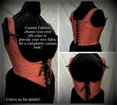 Renaissance Festival Wench Corset Bodice Color Underbust Etsy