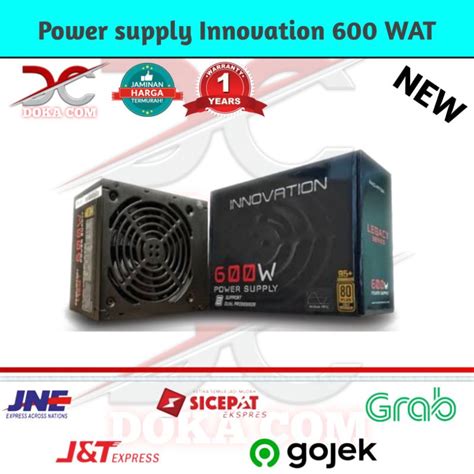 Jual PSU Innovation 600 Wat POWER SUPLY 80 GOLD Shopee Indonesia