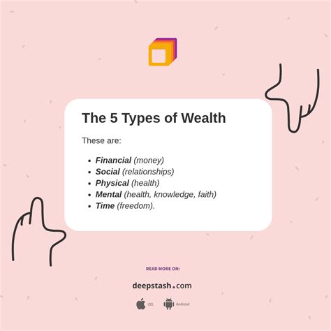 The 5 Types Of Wealth Deepstash