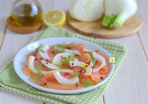 Carpaccio Di Salmone E Finocchio Gustoso Piatto Freddo Irresistibile