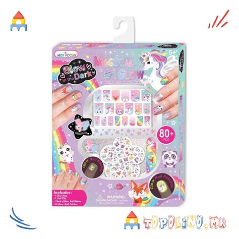 Сет за Нокти Magical Glow Hot Focus Topolino mk