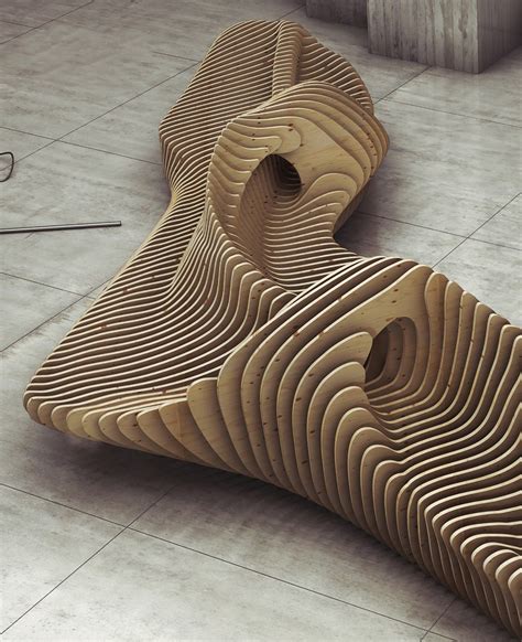 Wood Parametrics Furniture Design Parametric Design Urban Furniture