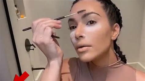 Kim Kardashian Can't Do Makeup Tutorial Without North Interrupting